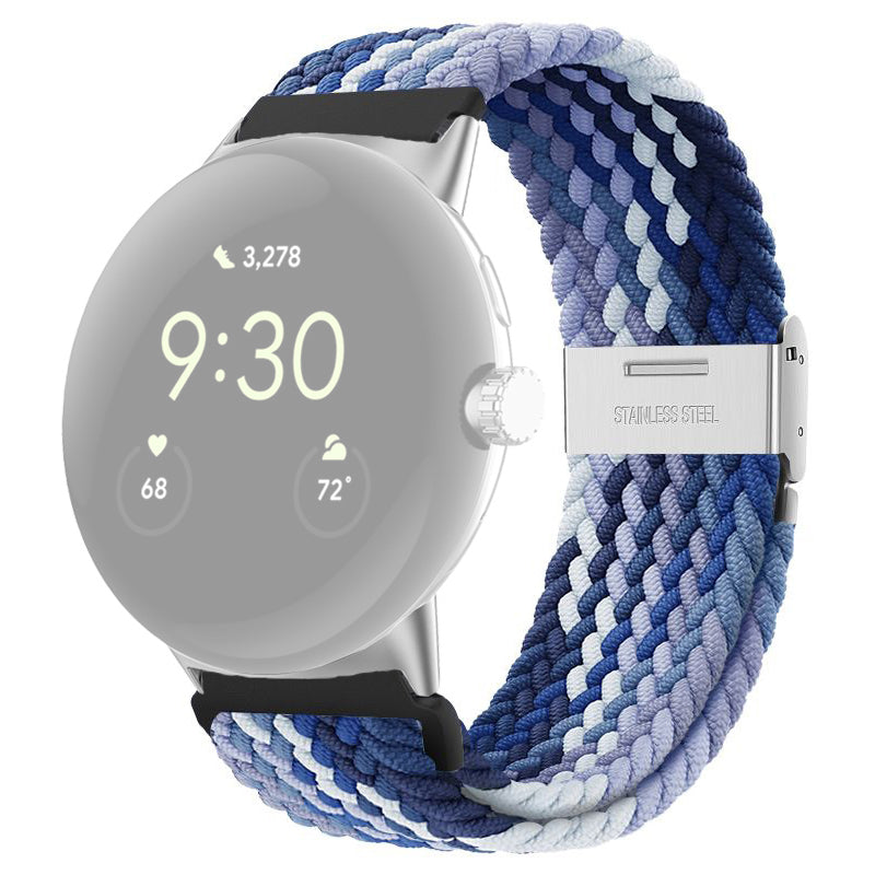 For Google Pixel Watch 2 Pixel Watch Buckle Design Nylon Watchband Smart Bracelet Adjustable Strap Breathable Band For Google Pixel Watch 2 Pixel Watch Buckle Design Nylon Watchband Smart Bracelet Adjustable Strap Breathable Band